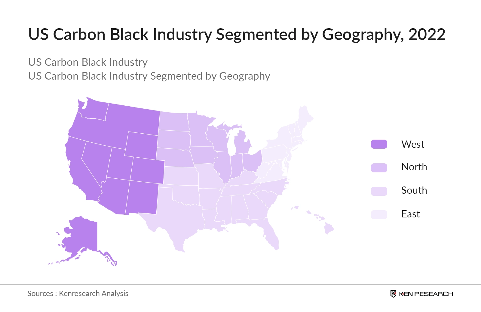 US Carbon Black Market Segmented By Geography